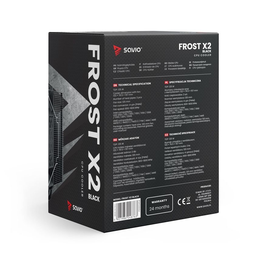 SAVFROST-X2-BLACK