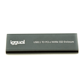 mesma caixa externa USB-C 3.1 SSD M.2 NVMe e SATA