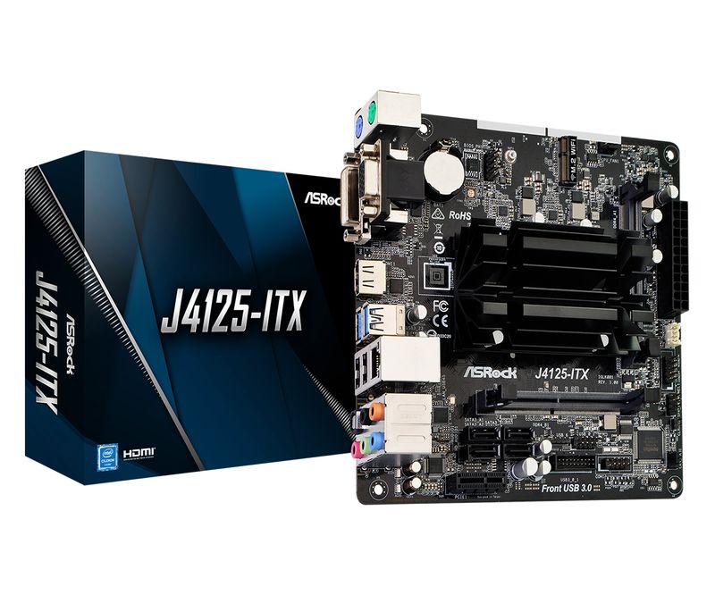 ASROCK Intel J4125-ITX BGA 1090 - PCBox