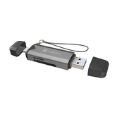 LEITOR DE CARTÃO NATEC SCARAB 3 USB 3.1 GEN 1 USB-A + USB-C SD/MICRO SD