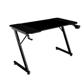 MESA MARS GAMING MGD X120 CHASSIS DE AÇO TABULEIRO PRETO 120x60 FIBRA DE CARBONO DESIGN ALF. XXG