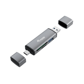 LEITOR DE CARTÃO EXTERNO CONCEPTORNIC USB 3.0 CONEXÃO DUPLA USB & USB-C OTG