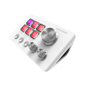 CONTROL DECK SLIM MARS GAMING MSDTWOW 6 TECLAS DE ATALHO LCD 3 BOTÕES 3 RODAS MULTIFUNCIONAIS