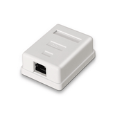 TOMADA DE SUPERFÍCIE RJ45 CAT.6 FTP 1 BRANCO