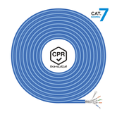 Cabo de rede AISENS RJ45 LSZH CPR Dca CAT 7 600 MHZ com FTP AWG23 Azul 100 m