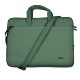 PASTA TRUST BOLOGNA ECO PARA LAPTOP ATÉ 16" - COMPARTIMENTO PRINCIPAL Acolchoado - COR VERDE 24450