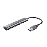 TRUST HALYX 24947 USB 3.2 HUB USB-A 3.2 A 4 USB-A 3.2 PORTAS ACABAMENTO DE ALUMÍNIO