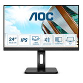 MONITOR AOC 24P2Q 23.8" FHD 1920 X 1080/ 75HZ/ 4MS/ HDMI/ DVI/ DP/ VGA/ ALTAVOCES