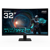 MONITOR GIGABYTE 32" GS32QCA,CURVO,VA,2560X1440 (QHD),0.27PP,3500:1,1MS,180HZ,2HDMI+1DP