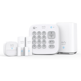KIT DE SISTEMA DE ALARME EUFY 2x HOMEBASE 2x SENSOR DE ENTRADA 1x TECLADO 1x SENSOR DE MOVIMENTO