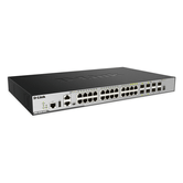 Switch de pilha Gigabit de camada 3 de 28 portas SI