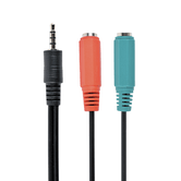 CABO DE ÁUDIO GEMBIRD DIVISOR CONECTOR 3,5MM