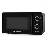 HORNO MICROONDAS CON GRILL ORBEGOZO MIG2131 20 LITROS NEGRO