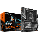 Placa base GIGABYTE AMD B650 GAMING X AX V2 - AMD Ryzen série 9000, VRM de 8+2+2 fases, até 8000 MHz DDR5 (OC), 1xPCIe 5.0 + 2xPCIe 4.0 M.2, LAN 2,