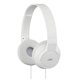 HEADSET JVC HA-S180-W COM CABO JACK 3.5mm COR BLANCO