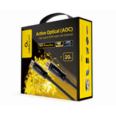 CABO HDMI DE ALTA VELOCIDADE GEMBIRD COM AOC ACTIVE OPTICAL COM ETHERNET 20M