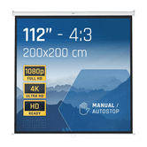 PANTALLA PROYECCION IGGUAL 200X200 MURAL
