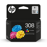 Cartucho de tinta original HP/Ink 308 tricolor