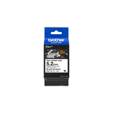 HSE211E 5,2 MM FITA DE EMBRULHO RETRÁTIL PRETO SOBRE BRANCO