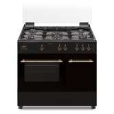COCINA DE GAS INFINITON CCRST90EPH 5 ZONAS COCCION NEGRA