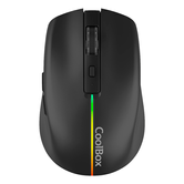 COOLBOX MOUSE W01 1.600 DPI SEM FIO PRETO
