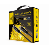CABO HDMI DE ALTA VELOCIDADE GEMBIRD COM AOC ÓPTICO ATIVO COM ETHERNET 10M