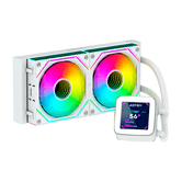 Abysm Liquid Cooling OCEANIC LCD 240 Branco ARGB