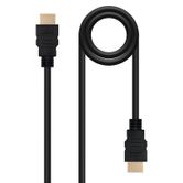 CABO NANO HDMI A/M - HDMI A/M V1.4 1M ALTA VELOCIDADE PRETO