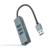 CONVERSOR NANO CABO USB3.0 - ETHERNET+ 3 USB3.0 15CM