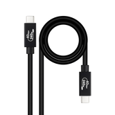 Cabo Nanocable USB4 Gen3x2 40Gbps 240W USB-C 1M