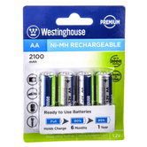 pilas recargable aa 2100 westinghouse