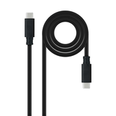 Cabo Nanocabo USB 3.1GEN2 5A USB-C/M-USB-C/M 2 M