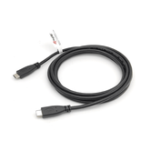 CABO 2.0 USB-C MACHO USB-C MACHO 2M TRANSFERÊNCIA 480MBPS COLOR NEGRO