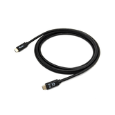 CABO USB-C MACHO USB-C MACHO USB 3.2 1M TRANSFERÊNCIA 5G 3A COLOR NEGRO