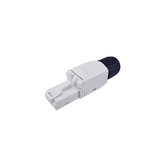 KIT 5 CONECTORES RJ45 EQUIPAMENTO CATEGORIA 6 121161 MONTAGEM SEM FERRAMENTAS