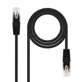 Patch Cord Nanocable Categoria 5E UTP 1 M Preto