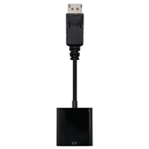 NANO CONVERTER CABO DISPLAYPORT/M - VGA/H 15CM PRETO