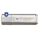 32GB USB 3.2 IRONKEY LOCKER+ 50 AES USB W/256BIT ENCRYPTI ON