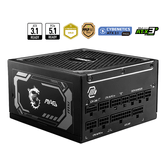 FONTE DE ALIMENTAÇÃO MSI MAG A1250GL | 1250 W | ATX 3.1 | PCIE 5.1 | 80+ OURO | MODULAR