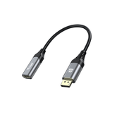 DISPLAYPORT 1.2 PARA HDMI CABO ADAPTADOR FÊMEA 4K EQUIPAMENTO 0,15CM