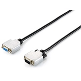 CABO LONGO SVGA EQUIP 3COAX MACHO - FÊMEA 10M COM FERRITES METAL HOUSING HQ 118854