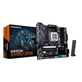 Placa Base GIGABYTE AMD B850M GAMING X WIFI6E - Processadores AMD Ryzen Série 9000, VRM Digital 10+2+2 fases, até 8200MHz DDR5 (OC), 1xPCIe 5.0 + 1x