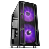 CAIXA NOX HUMMER NOVA JANELA LATERAL-TORRE ARGB S/F USB 3.0 PRETO