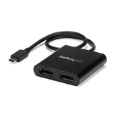 HUB MST USB-C A DP 2 PORTAS