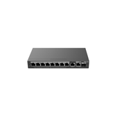 Comutador de rede 8xGbE 2xUplink 1xSFP Combo PoE 120W