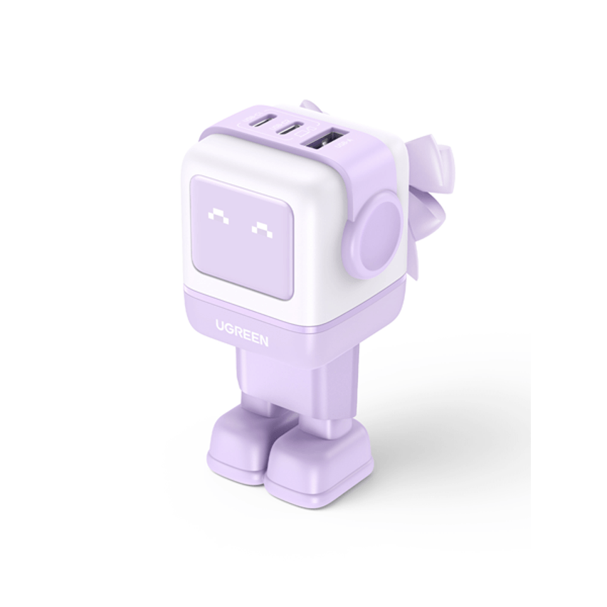ROBOT USB-A+2C 65W PURPLE