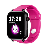 SmartWatch Save Family PLUS com GPS e chamada Pulseira de silicone preta Pirulito Fúcsia SIM NÃO INCLUSO