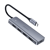HUB UGREEN USB TIPO C 4X USB 3.2 USB C USBC PARA USB 3.0