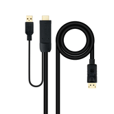 Cabo conversor Nanocable HDMI/M para DP/M de 1,8 m