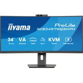 IIYAMA PROLITE XCB3497WQSNPH-B1, 34", CURVO VA, 2H 1DP, DOCK, KVM, 95W, 5MP OLÁ